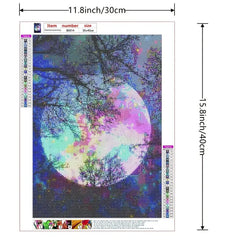 Landscape Moon Diamond Art