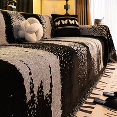 Minimalist Chenille Sofa Cover Blanket
