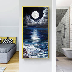 Seaside Moon Diamond Art