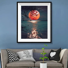 Landscape Moon Diamond Art