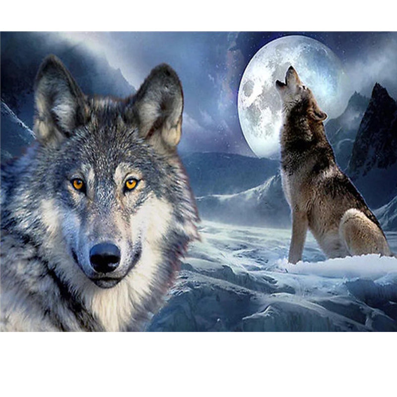 Wolf Animal Diamond Painting Kit