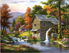 Mountain Cottage Diamond Art