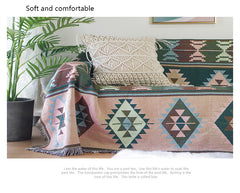 Boho Pattern Woven Throw Blanket