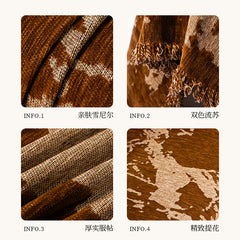 Minimalist Chenille Sofa Cover Blanket