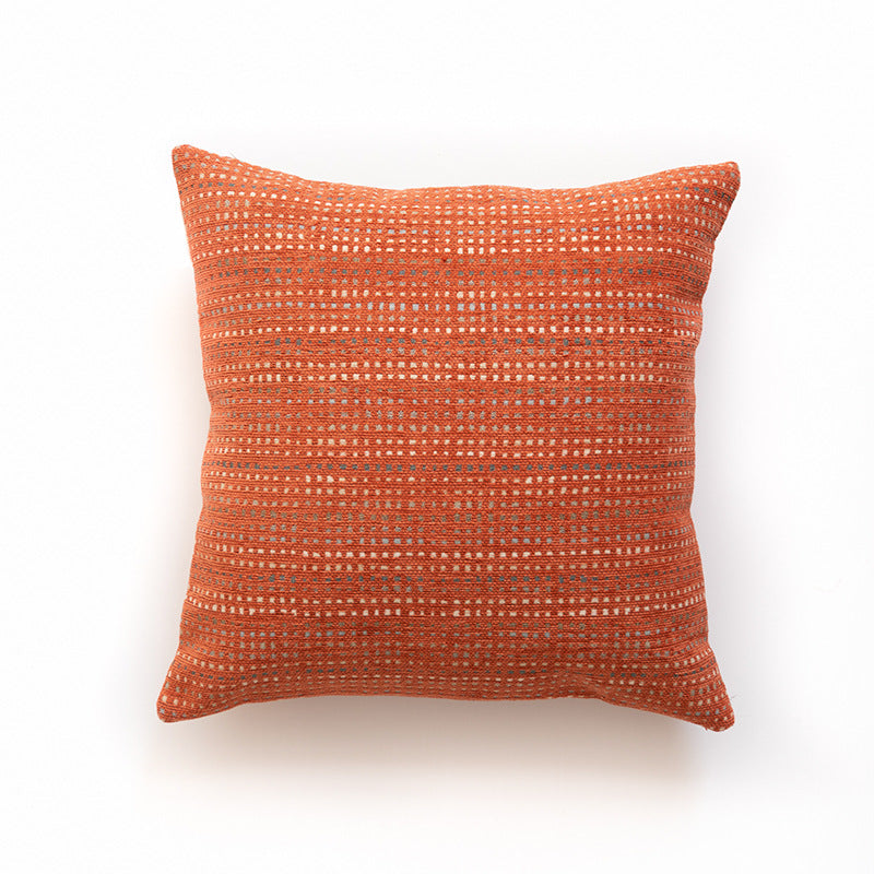 Terracotta Textured Accent Pillow
