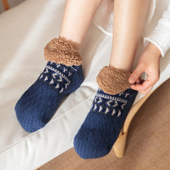 Nordic Plush Slipper Socks