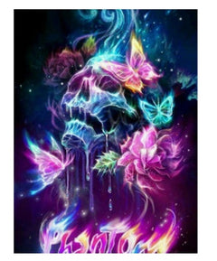 Day of the Dead Skull Diamond Art