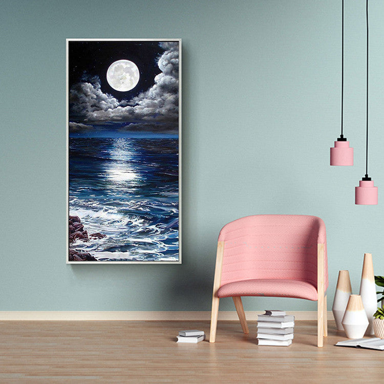 Seaside Moon Diamond Art