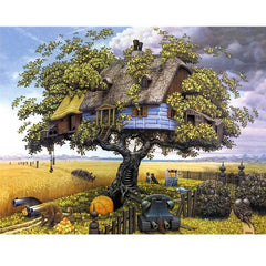 Treehouse Diamond Art