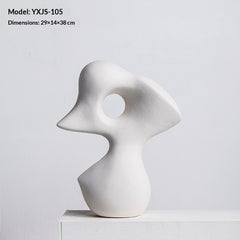 Minimalist Abstract Ceramic Sculpture