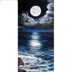 Seaside Moon Diamond Art