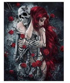 Day of the Dead Skull Diamond Art