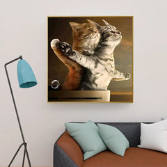 Cozy Cat Diamond Art