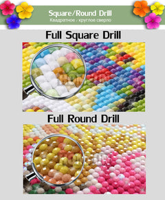 Color Burst Elephant Diamond Art