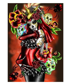 Day of the Dead Skull Diamond Art