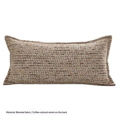 Textured Neutral Cozy Accent Pillow