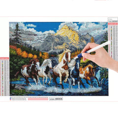 Horse Mosaic Diamond Painting Kit