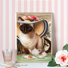 Royal Tea Time Cat