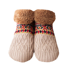 Nordic Plush Slipper Socks