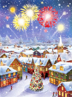 Christmas House Diamond Art