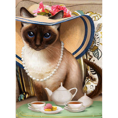 Royal Tea Time Cat