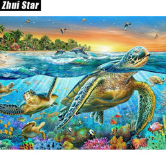 Sea Turtle Diamond Painting Kit