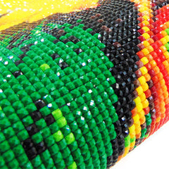 Maya Woman Feather Headdress Diamond Art