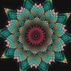 Floral Mandala Diamond Art