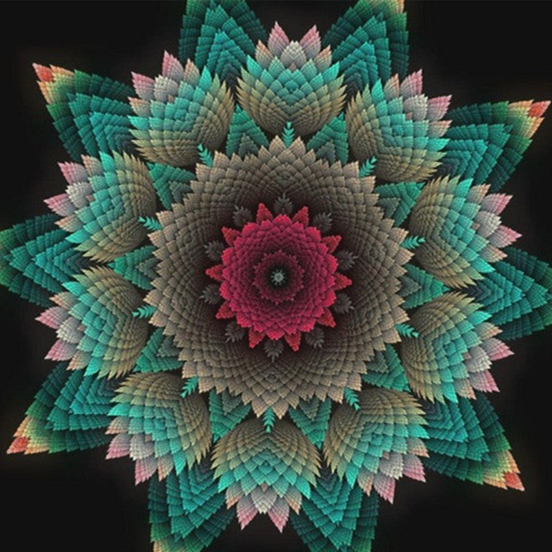 Floral Mandala Diamond Art