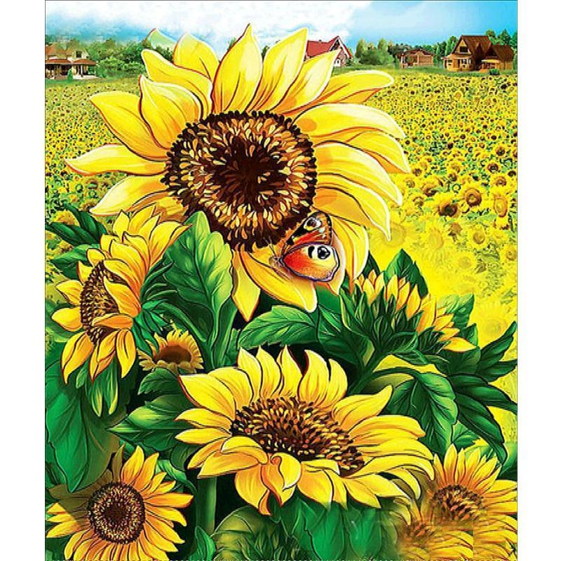 Sunflower Diamond Art