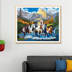 Horse Mosaic Diamond Painting Kit
