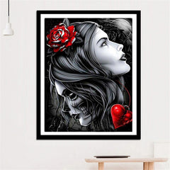 Female Skeleton Diamond Art
