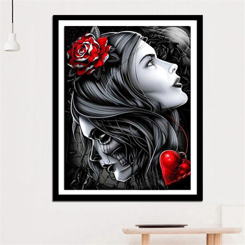 Female Skeleton Diamond Art