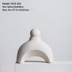 Minimalist Abstract Ceramic Sculpture