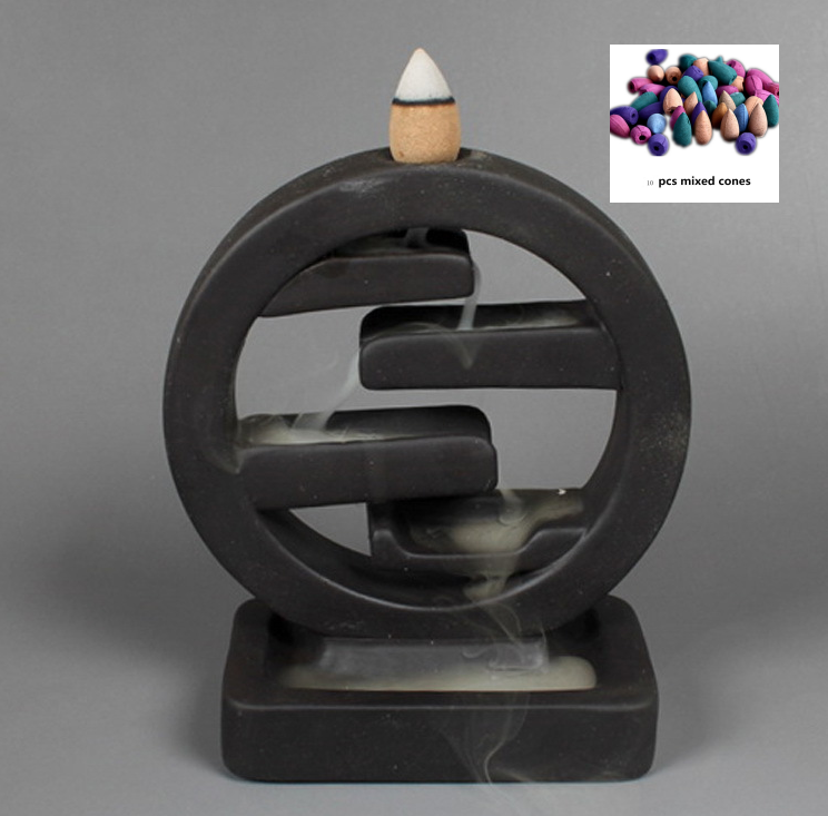 Modern Zen Backflow Incense Burner